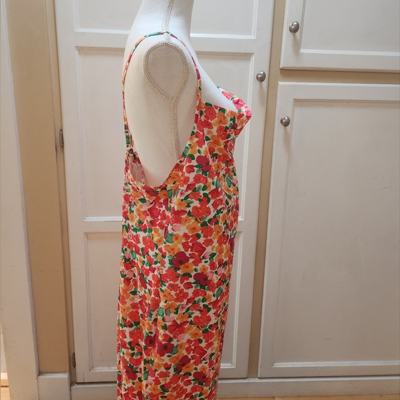 SHEIN Women's Floral Print Split Thigh Cami Dress 💐 NWOT - Picture 11 of 16